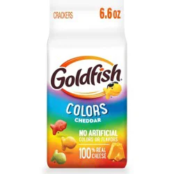 Goldfish Colors Cheddar Cheese Crackers Bag - 6.6oz