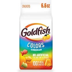 Goldfish Colors Cheddar Cheese Crackers Bag - 6.6oz