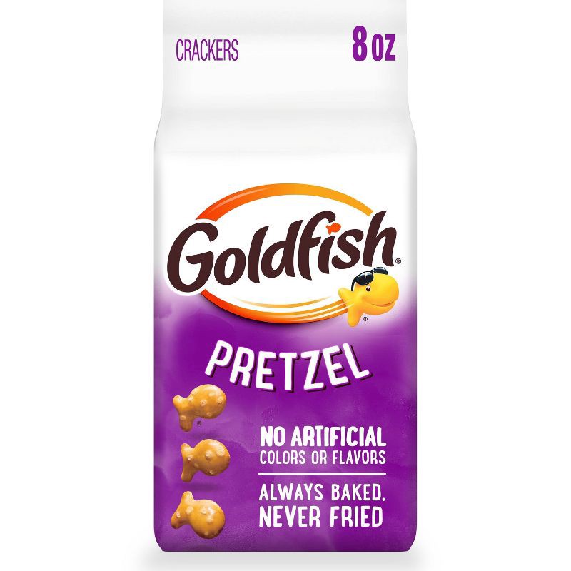 slide 1 of 12, Pepperidge Farm Goldfish Pretzel Crackers Snack Crackers - 8oz: No Artificial Preservatives, No Artificial Colors, No Artificial Flavors, 8 oz