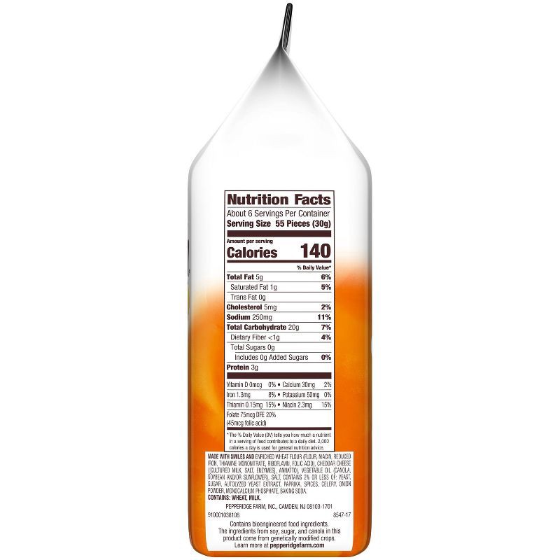 slide 2 of 10, Goldfish Cheddar Cheese Crackers Bag - 6.6oz, 6.6 oz