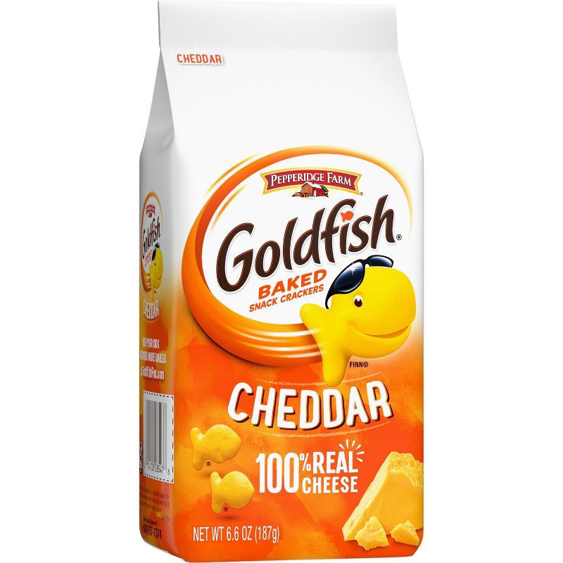 slide 6 of 10, Goldfish Cheddar Cheese Crackers Bag - 6.6oz, 6.6 oz