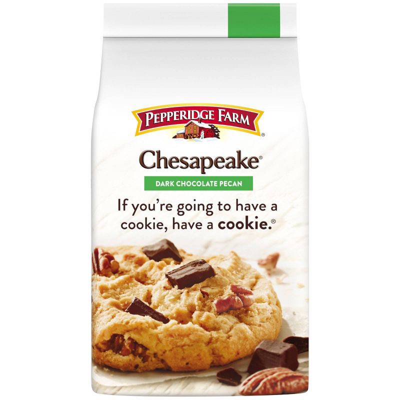 slide 9 of 10, Pepperidge Farm Chesapeake Crispy Chesapeake Dark Chocolate Pecan Cookies - 7.2oz, 7.2 oz