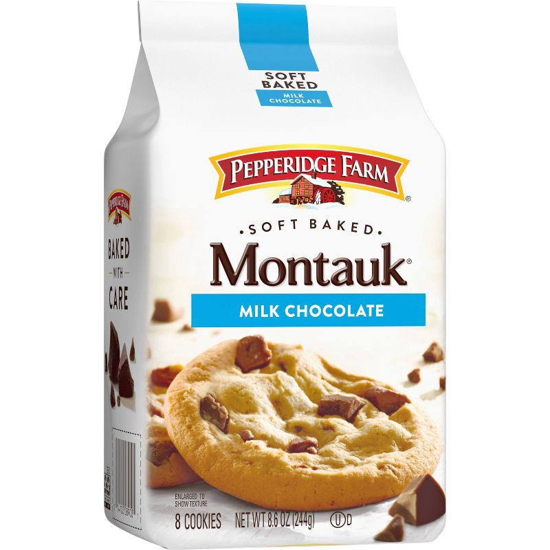 slide 4 of 9, Pepperidge Farm Montauk Soft Baked Milk Chocolate Cookies - 8.6oz, 8.6 oz