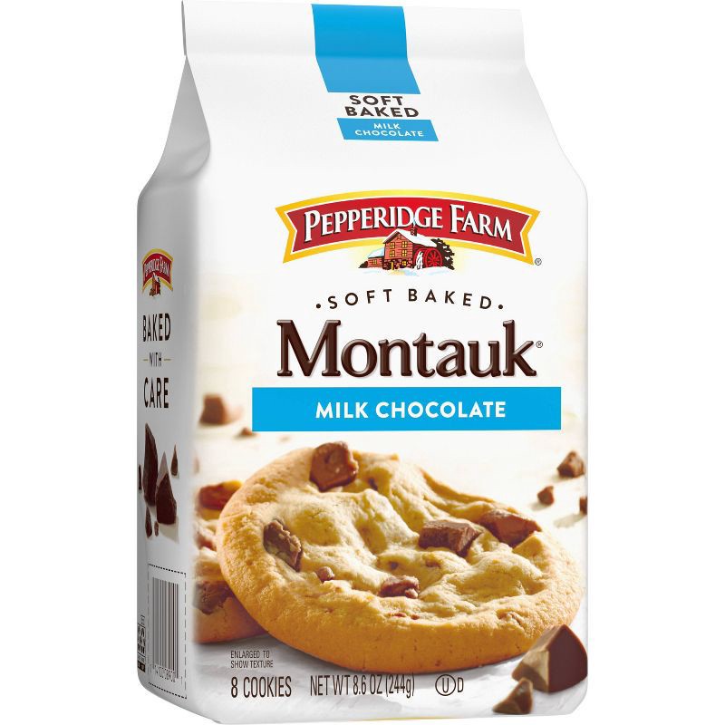 slide 7 of 8, Pepperidge Farm Montauk Soft Baked Milk Chocolate Cookies - 8.6oz, 8.6 oz