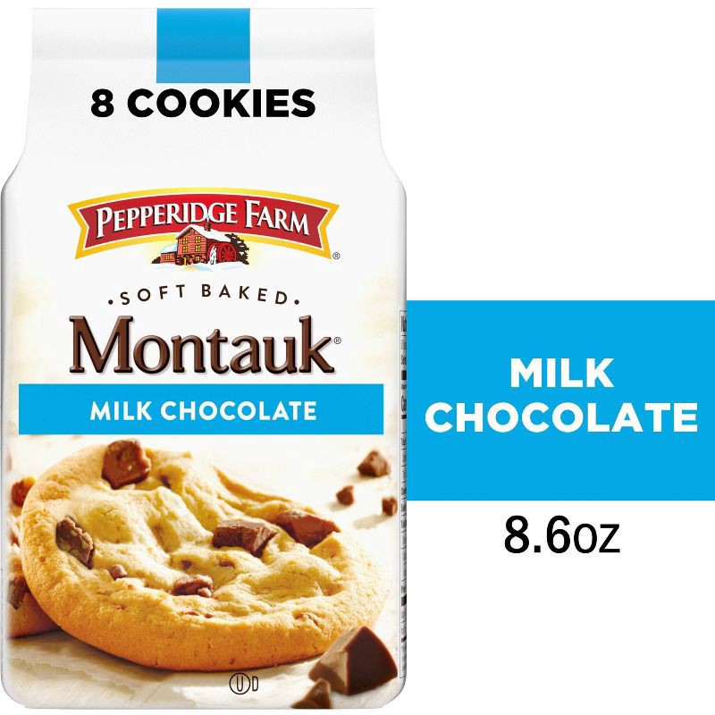 slide 9 of 9, Pepperidge Farm Montauk Soft Baked Milk Chocolate Cookies - 8.6oz, 8.6 oz