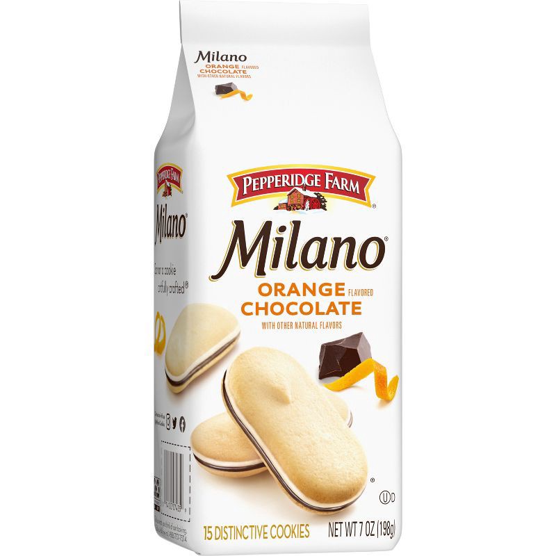 slide 7 of 9, Pepperidge Farm Milano Cookies Chocolate Orange - 7oz, 7 oz