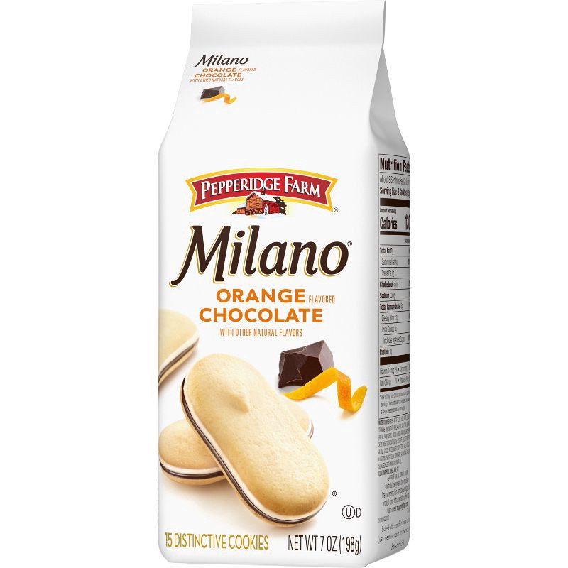 slide 8 of 9, Pepperidge Farm Milano Cookies Chocolate Orange - 7oz, 7 oz