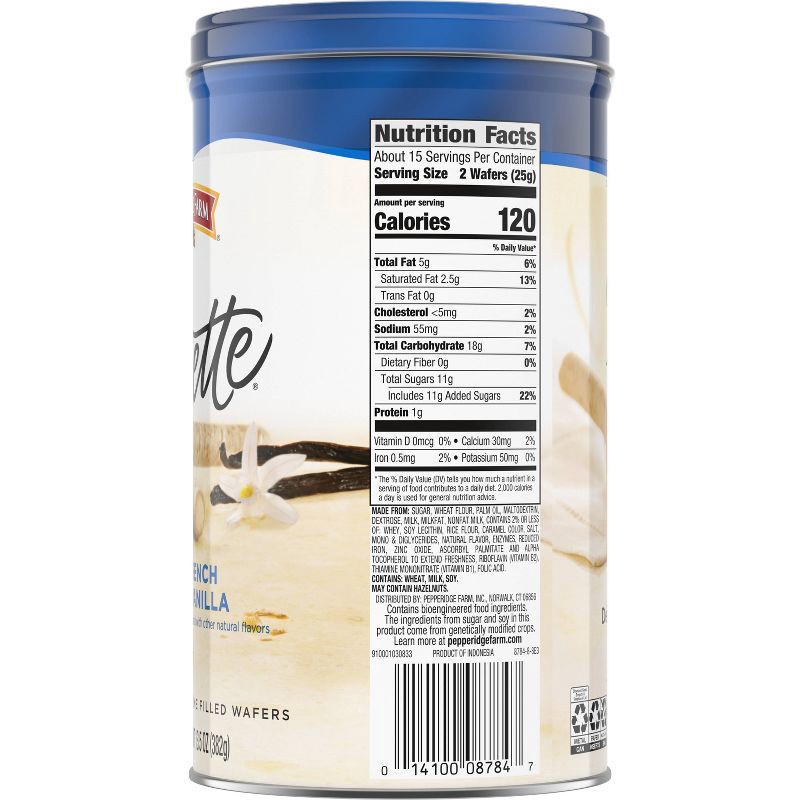 slide 2 of 8, Pepperidge Farm Pirouette French Vanilla Cookies - 13.5oz, 13.5 oz