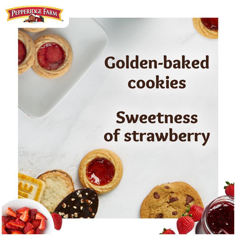 slide 2 of 11, Pepperidge Farm Strawberry Thumbprint Cookies - 6.75oz/18ct, 6.75 oz, 18 ct