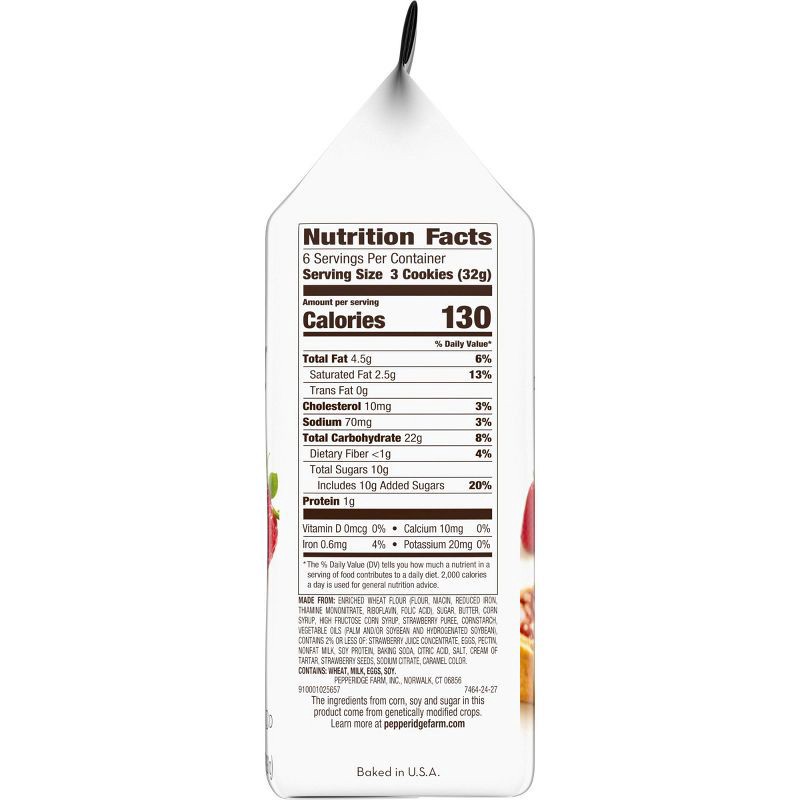slide 11 of 11, Pepperidge Farm Strawberry Thumbprint Cookies - 6.75oz/18ct, 6.75 oz, 18 ct