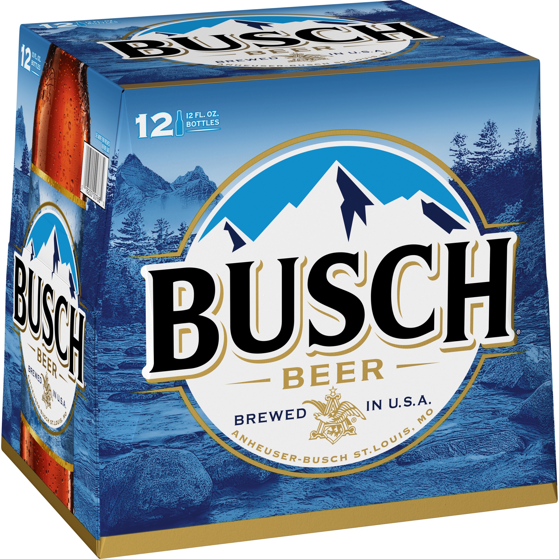 slide 2 of 3, Busch Beer, 12 Pack 12 fl. oz. Bottles, 12 ct; 12 fl oz