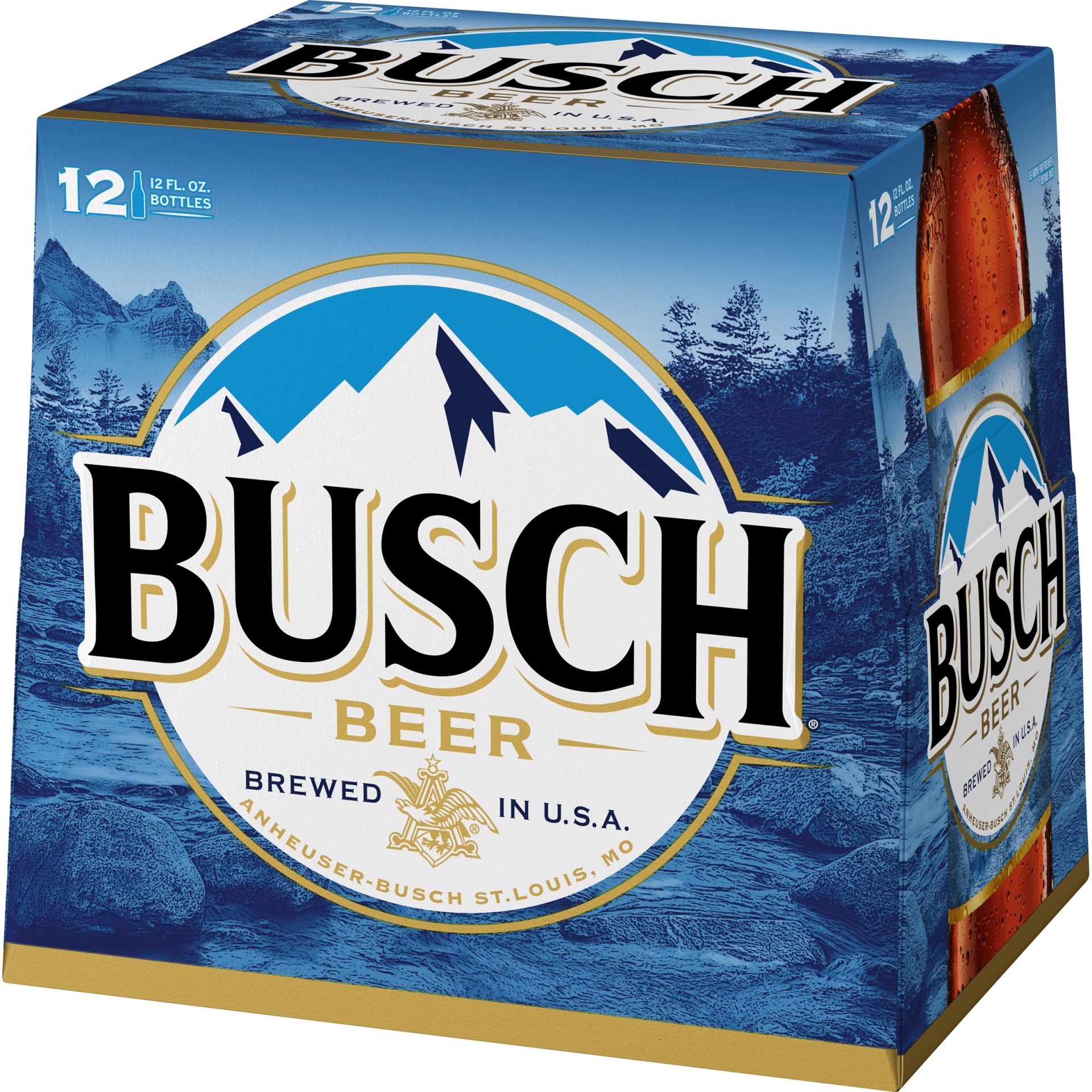 slide 3 of 3, Busch Beer, 12 Pack 12 fl. oz. Bottles, 12 ct; 12 fl oz