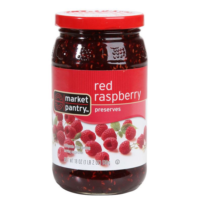 slide 2 of 2, Red Raspberry Preserves - 18oz - Market Pantry™, 18 oz