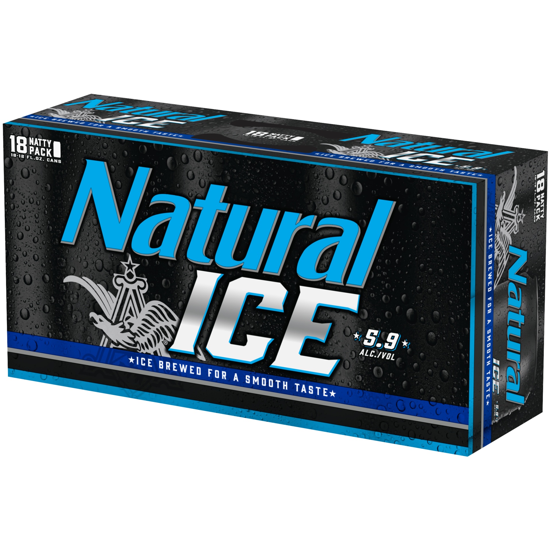 slide 2 of 3, Natural Light 18 Natty Pack Beer 18 ea, 18 ct