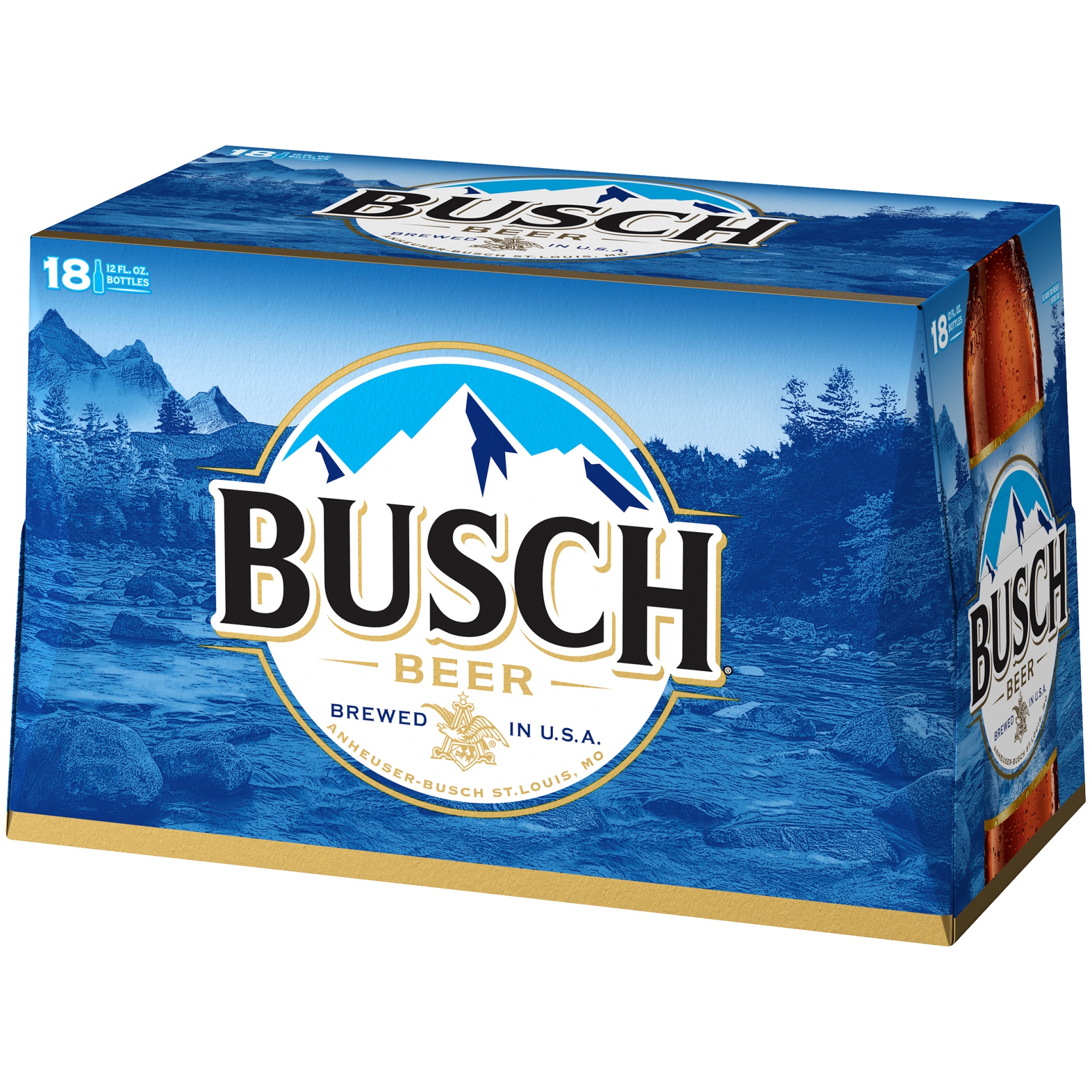 slide 2 of 3, Busch Beer, 18 Pack 12 fl. oz. Bottles, 216 fl oz