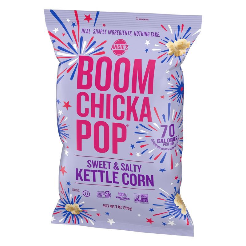 slide 2 of 6, Angie's Boomchickapop Sweet & Salty Kettle Corn Popcorn - 7oz, 7 oz