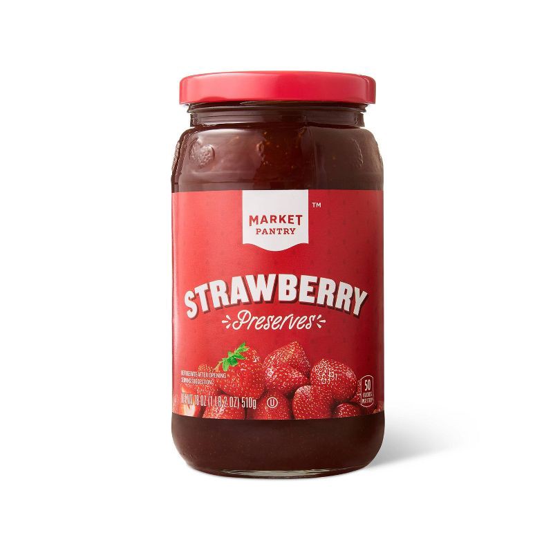 slide 1 of 4, Strawberry Preserves - 18oz - Market Pantry™, 18 oz