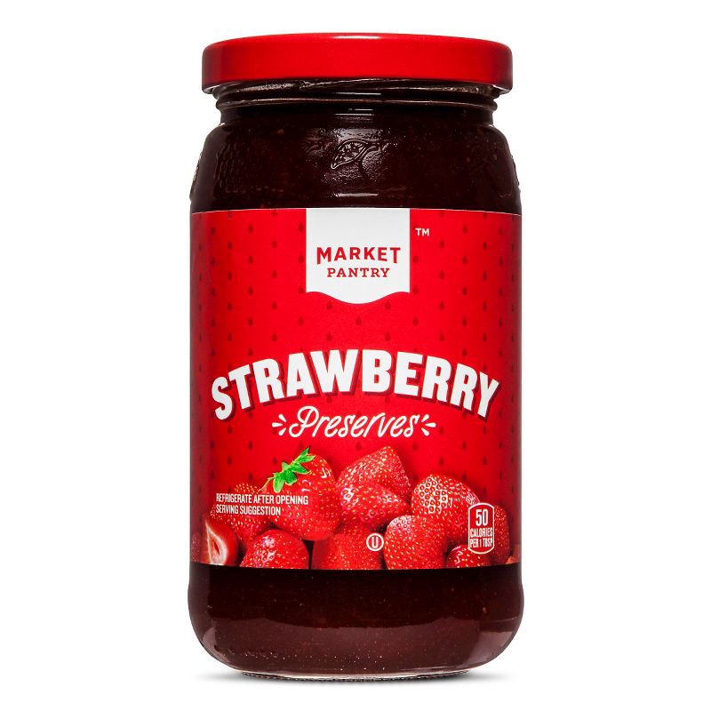 slide 1 of 2, Strawberry Preserves - 18oz - Market Pantry™, 18 oz