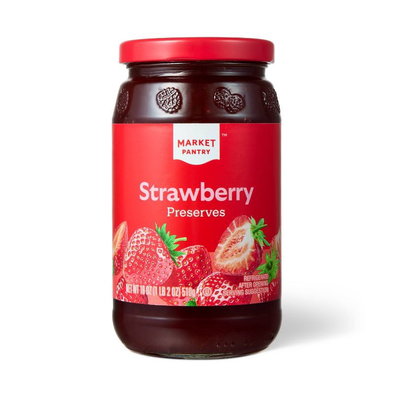 slide 1 of 4, Strawberry Preserves - 18oz - Market Pantry™, 18 oz