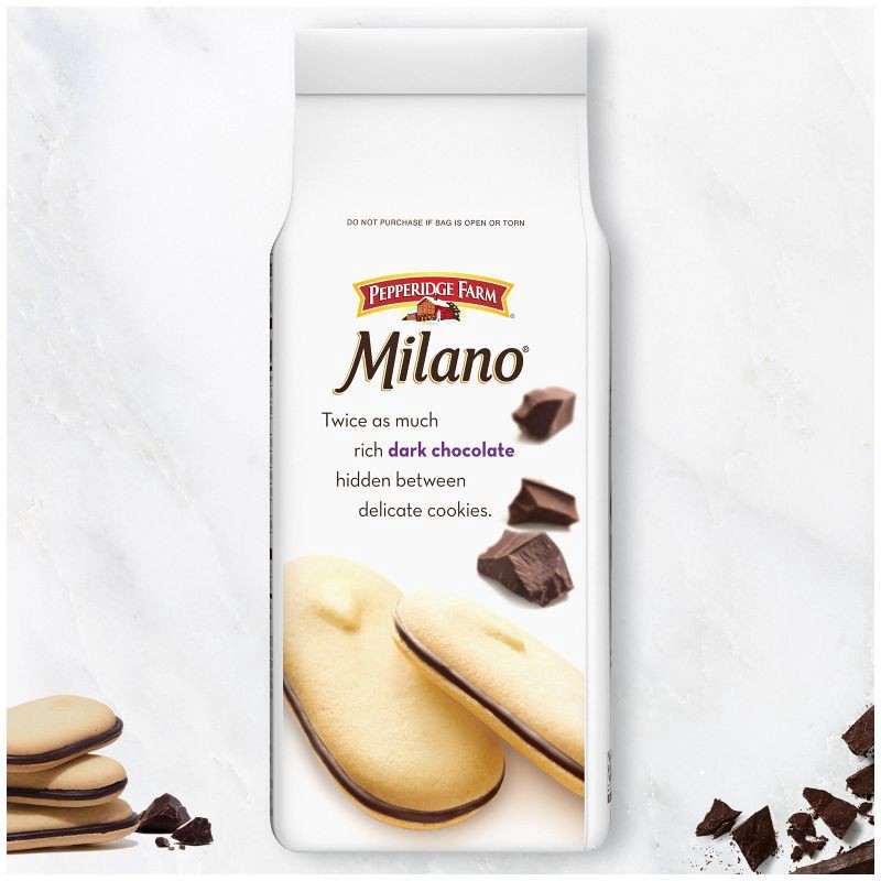 slide 4 of 8, Pepperidge Farm Milano Double Dark Chocolate Cookies - 7.5oz, 7.5 oz