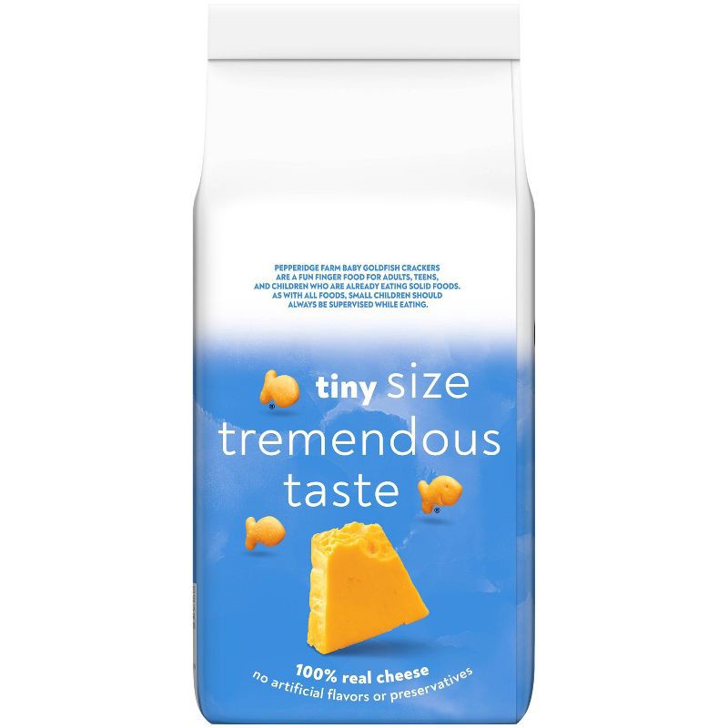 slide 2 of 9, Goldfish Baby Cheddar Crackers Snack Crackers Bag - 7.2oz, 7.2 oz