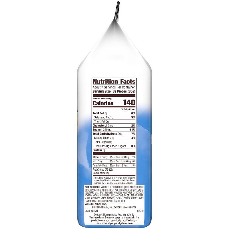 slide 3 of 9, Goldfish Baby Cheddar Crackers Snack Crackers Bag - 7.2oz, 7.2 oz