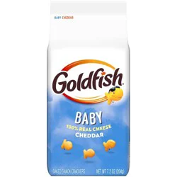 Goldfish Baby Cheddar Crackers Snack Crackers Bag - 7.2oz