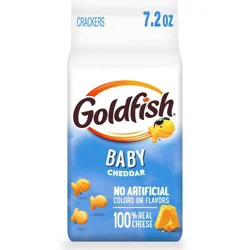 Goldfish Baby Cheddar Crackers Snack Crackers Bag - 7.2oz