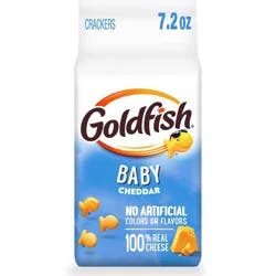 Goldfish Baby Cheddar Crackers Snack Crackers Bag - 7.2oz