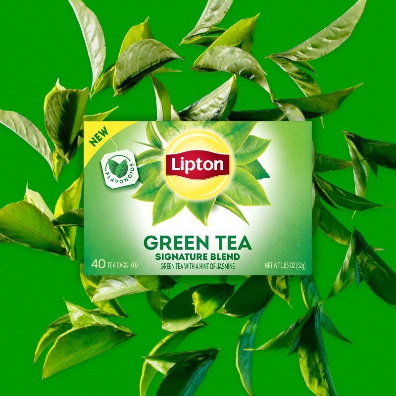 slide 8 of 8, Lipton Green Natural Tea Bags - 40ct, 40 ct