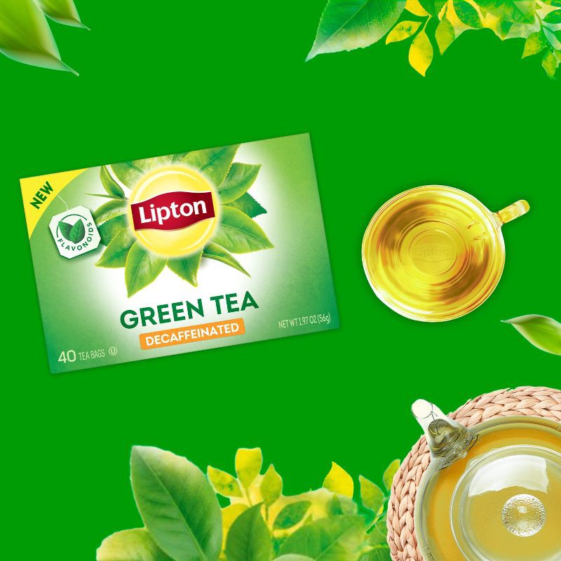 slide 7 of 7, Lipton Decaffeinated Green Tea - 40ct, 40 ct