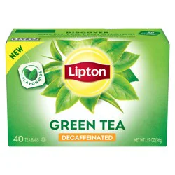 Lipton Decaffeinated Green Tea - 40ct/1.97oz