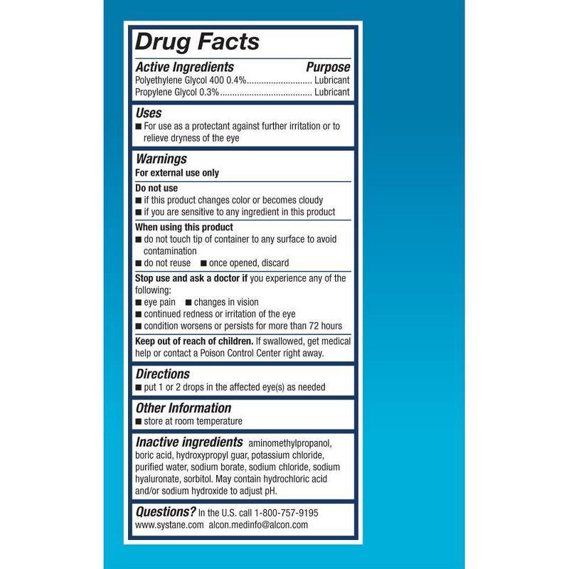 slide 2 of 4, Systane Hydration PF Lubricant Eye Drops 30 - 0.7 ml Vials, 30 ct