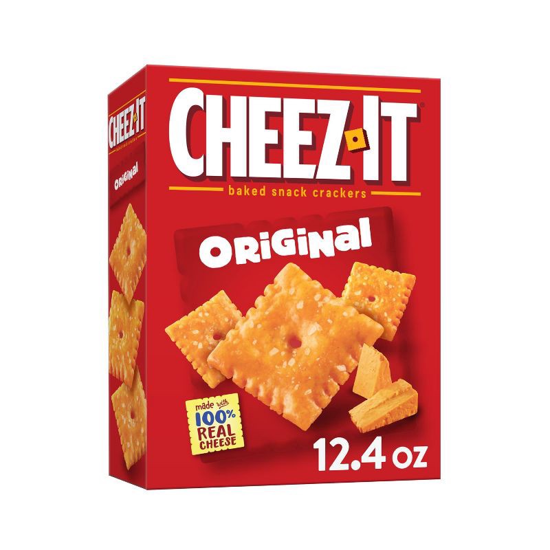 slide 1 of 10, Cheez-It Original Baked Snack Crackers - 12.4oz, 12.4 oz