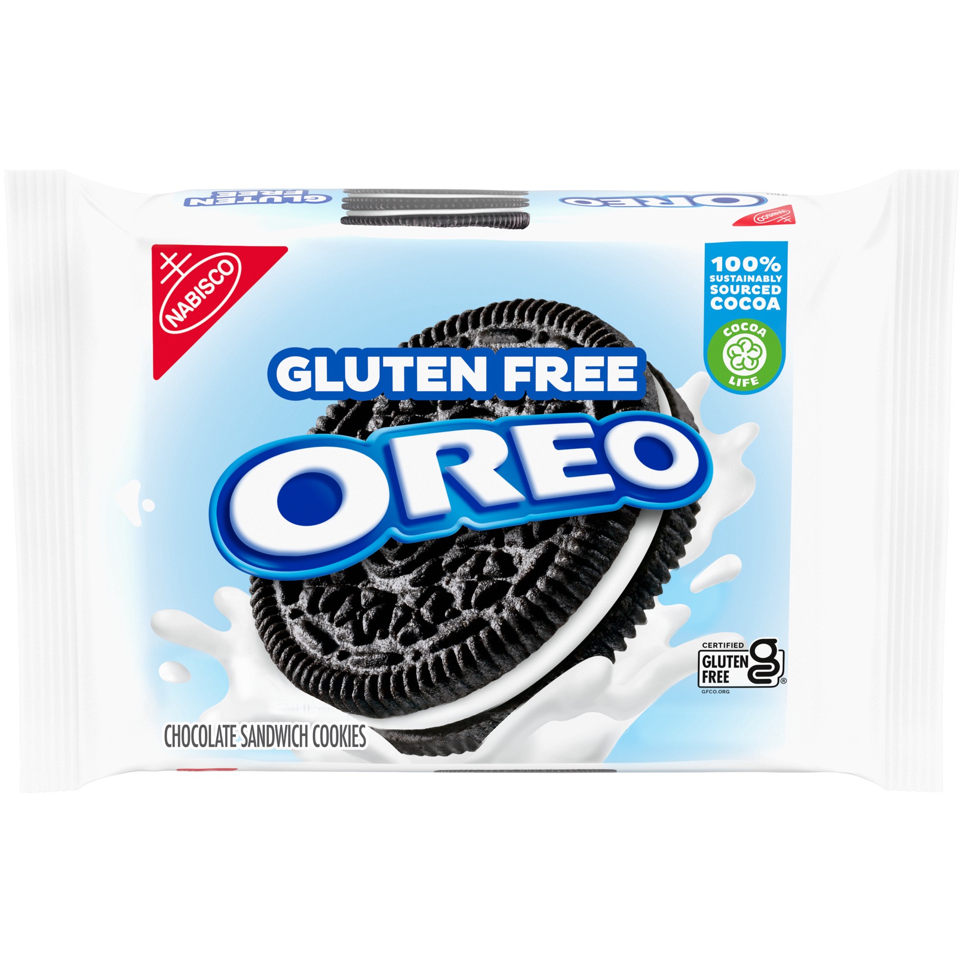 slide 1 of 9, Oreo Gluten Free Chocolate Sandwich Cookies, Gluten Free Cookies, 13.29 oz, 13.29 oz