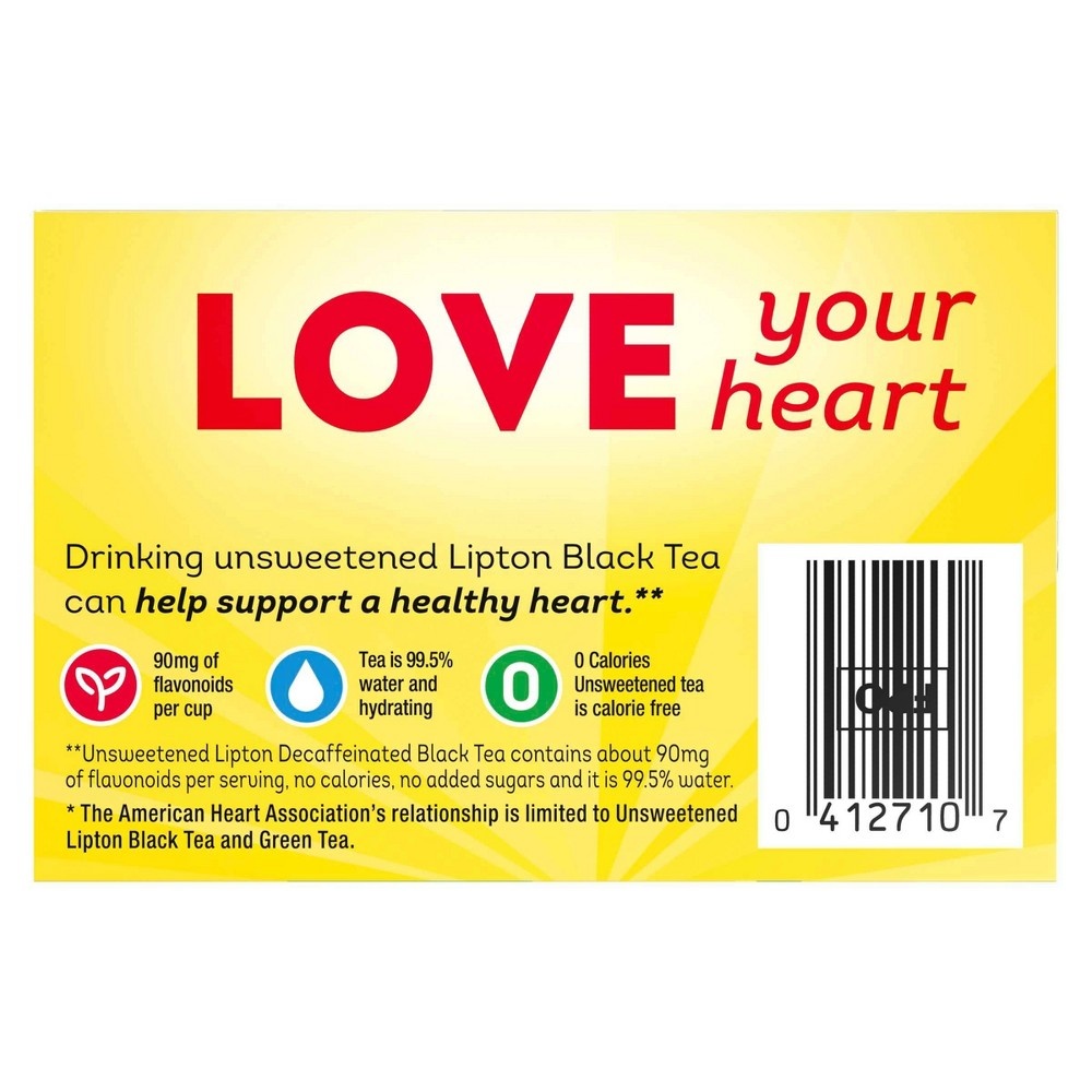 slide 6 of 8, Lipton Decaffeinated Black Tea Bags, 50 ct