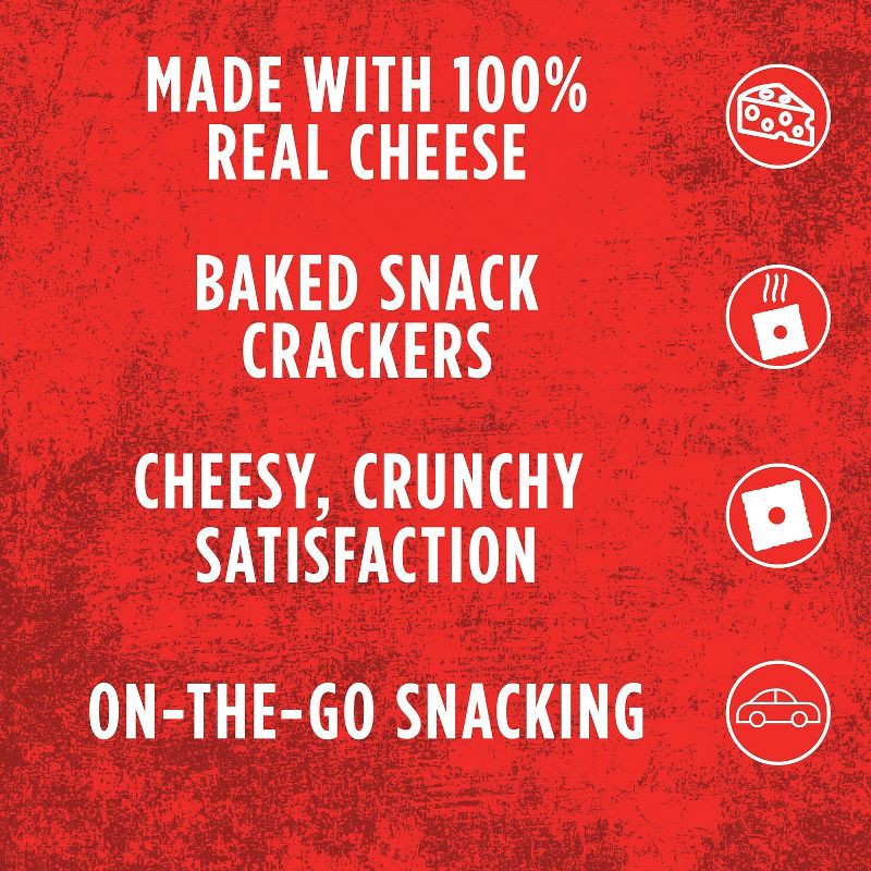 slide 6 of 9, Cheez-It Original Baked Snack Crackers - 1oz - 12ct, 12 ct; 1 oz