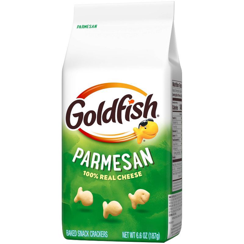 slide 5 of 5, Goldfish Parmesan Crackers Snack Crackers Bag - 6.6oz, 6.6 oz