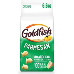 Goldfish Parmesan Crackers Snack Crackers Bag - 6.6oz: No Artificial Preservatives, No Artificial Colors, No Artificial Flavors