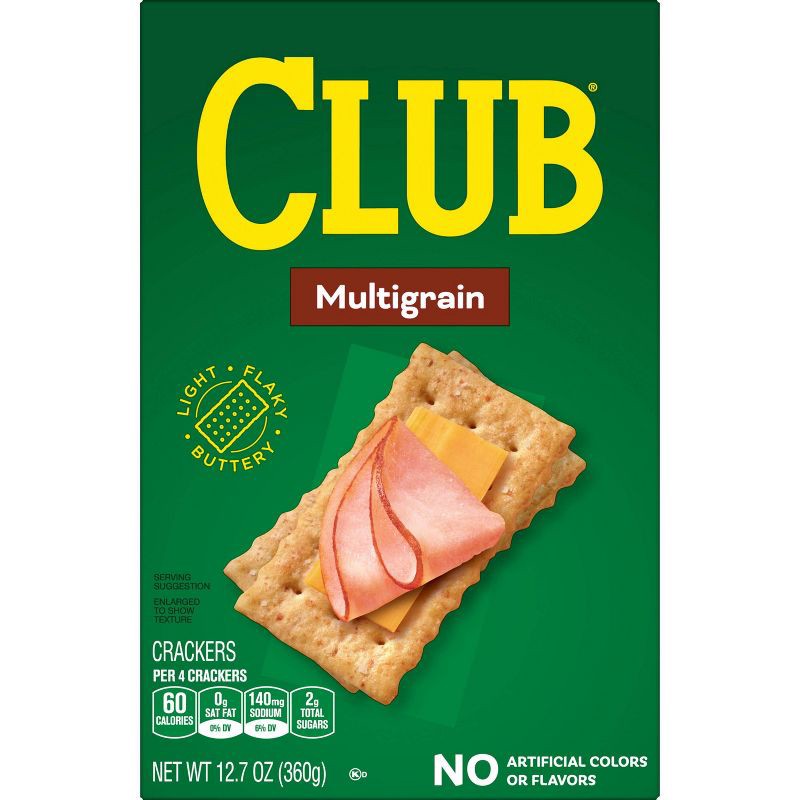 slide 2 of 10, Kellogg's Club Multi-Grain Crackers 12.7oz, 12.7 oz