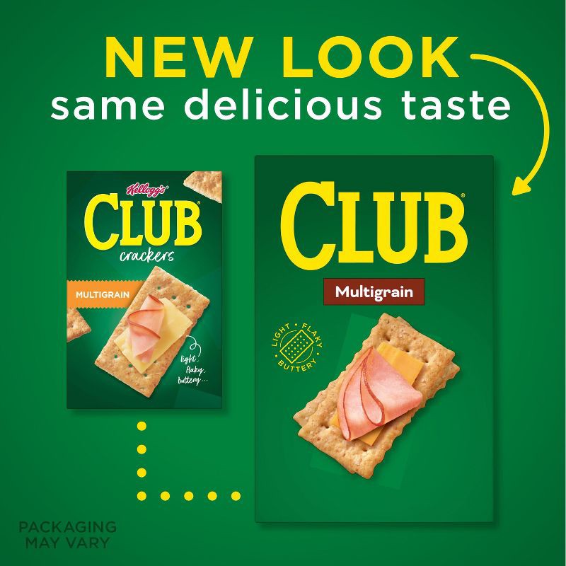 slide 3 of 10, Kellogg's Club Multi-Grain Crackers 12.7oz, 12.7 oz