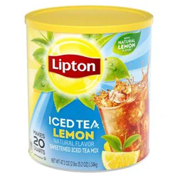Lipton Lemon Sweetened Iced Tea Mix - 47.2oz