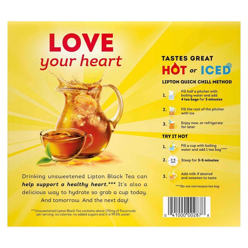 slide 2 of 13, Lipton Black Tea Bags - 100ct, 100 ct