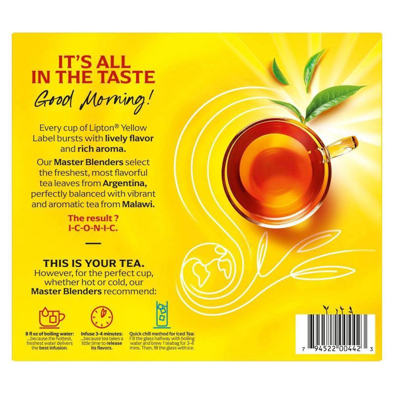 slide 3 of 8, Lipton Black Tea Bags - 100ct, 100 ct