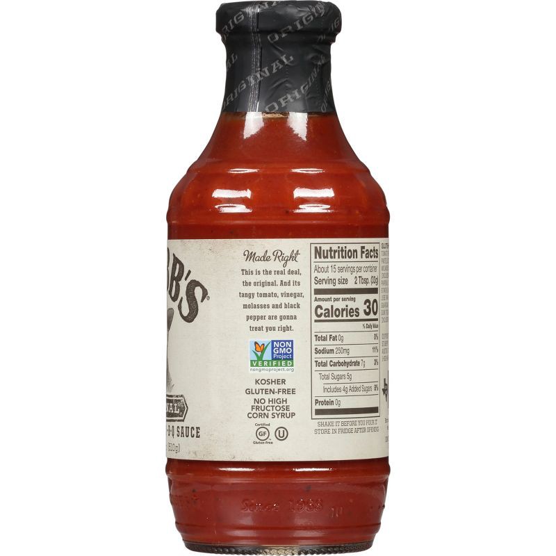 slide 21 of 23, Stubb's Original Barbecue Sauce - 18oz, 18 oz