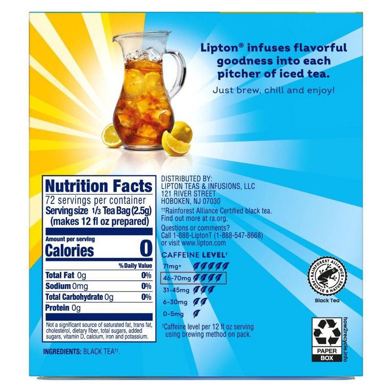 slide 5 of 6, Lipton Family Size Iced Tea Bags - 24ct/6oz, 24 ct; 6 oz