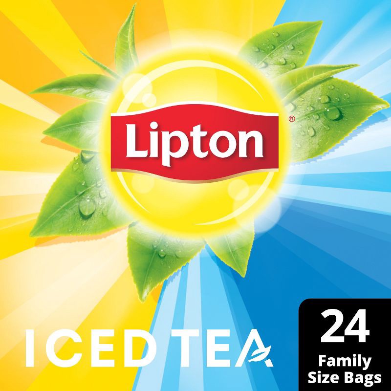 slide 6 of 6, Lipton Family Black Iced Tea Bags Unsweetened - 24ct, 24 ct