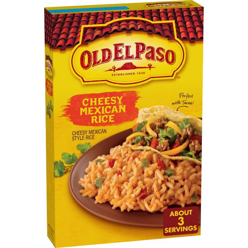 slide 1 of 7, Old El Paso Cheesy Mexican Rice Mix - 7.6oz, 7.6 oz