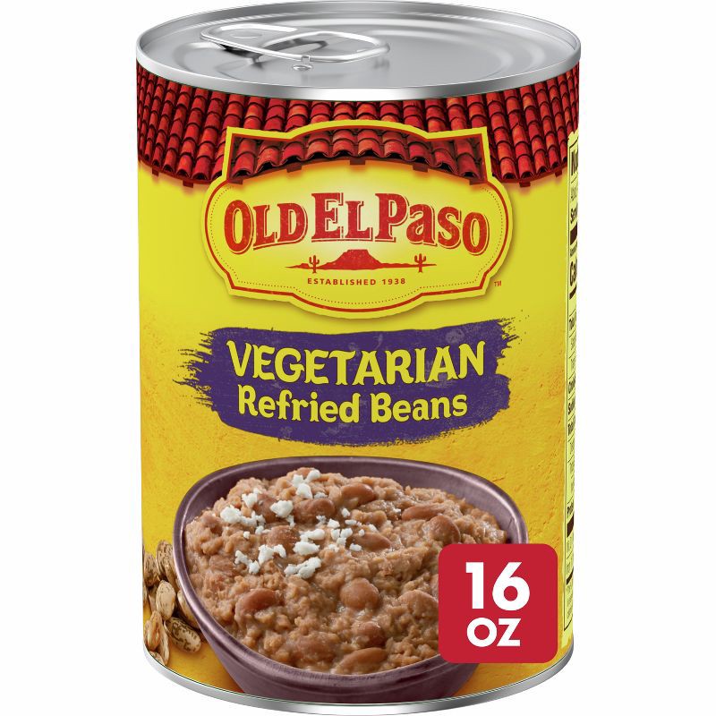 slide 1 of 10, Old El Paso Vegetarian Refried Beans - 16oz, 16 oz