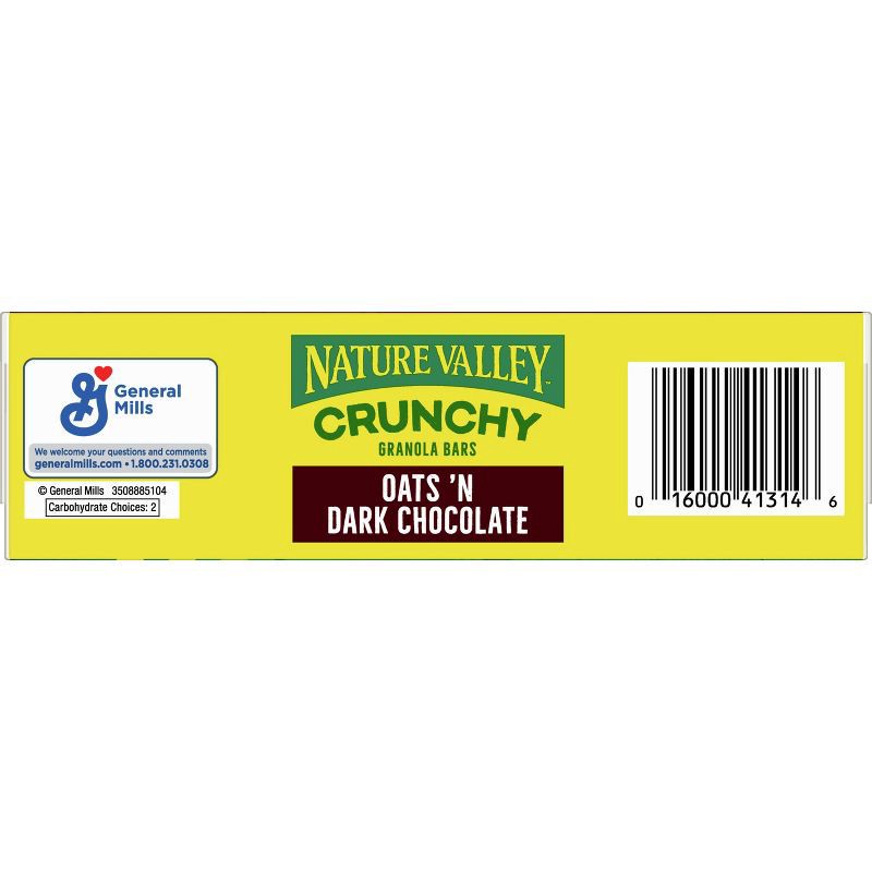 slide 10 of 10, Nature Valley Crunchy Oats 'N Dark Chocolate Granola Bars - 12ct, 12 ct